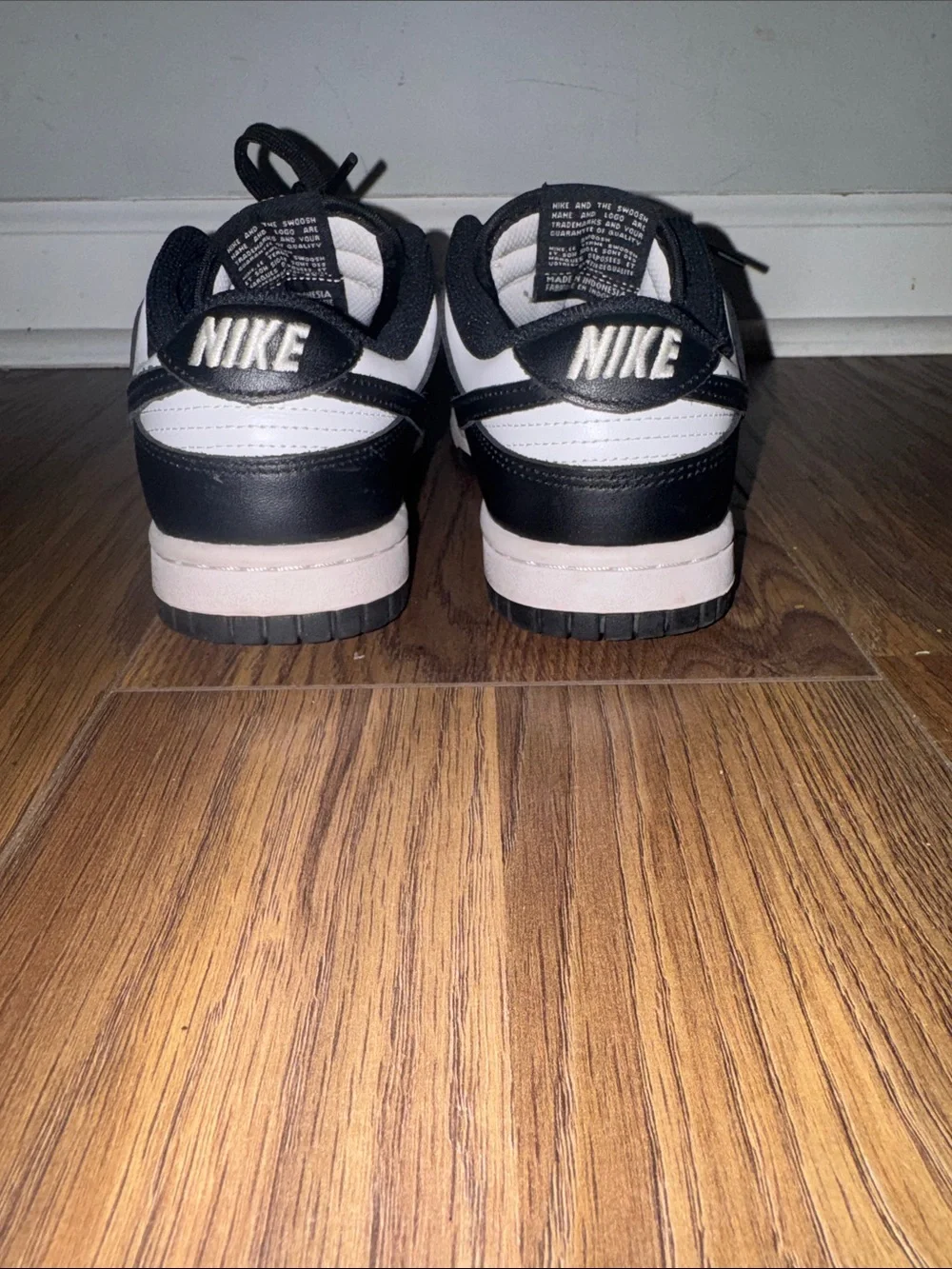 Nike Women’s Black and White Low-Top Sneakers